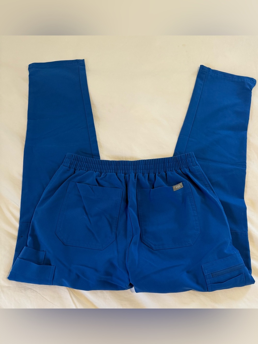 Figs Royal Blue Yola Skinny Scrub Pants - XSP - Picture 3 of 4